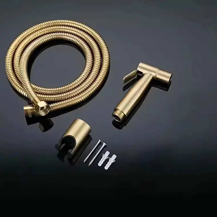 Ducha Bide Sanitario Dorado Mate Acero Inoxidable 3