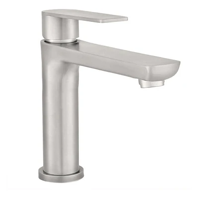 Llave Lavamanos Baja Acero Inoxidable