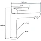 Llave Lavamanos Baja Acero Inoxidable - Miniatura 4