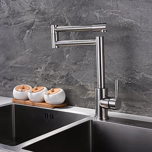 Llave Grifo Lavaplatos Monocontro Escualizable Acero Inox