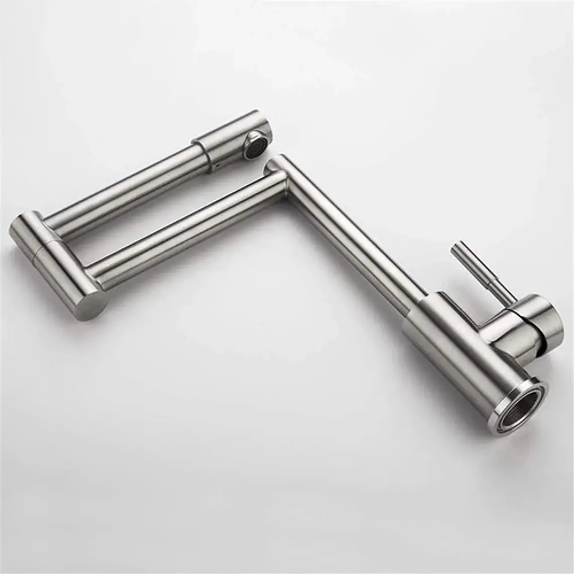 Llave Grifo Lavaplatos Monocontro Escualizable Acero Inox 9