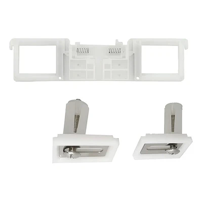 Kit Repuesto Regleta Asiento Sanitario+tornillo Plástico