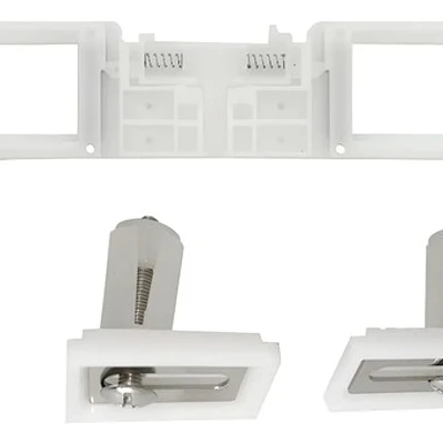 Kit Repuesto Regleta Asiento Sanitario+tornillo Plástico