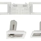Kit Repuesto Regleta Asiento Sanitario+tornillo Plástico - Miniatura 1
