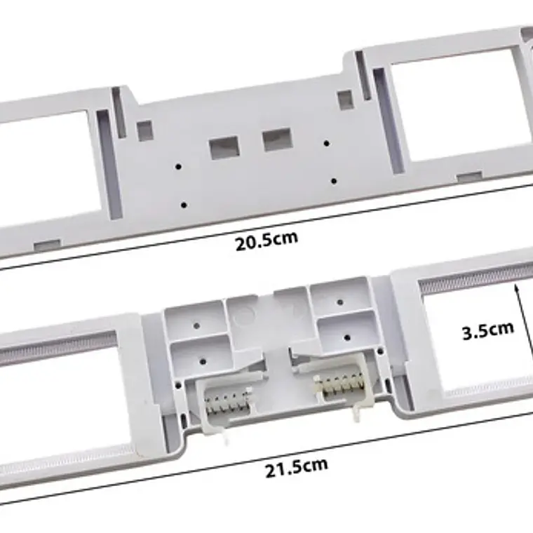 Kit Repuesto Regleta Asiento Sanitario+tornillo Plástico 4