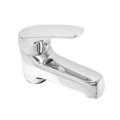 Griferia Llave Lavamanos Monocontrol Cromada Baja