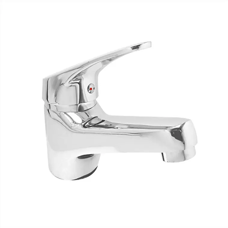 Griferia Llave Lavamanos Monocontrol Cromada Baja 4