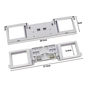 Repuesto Regleta Tapa Asiento Plástico Blanca