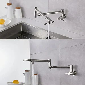 Llave Grifo Llena Ollas Escualizable Acero Inox 304
