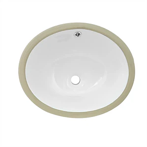 Lavamanos Ovalado Blanco Bajoponer O Pegar Por Debajo
