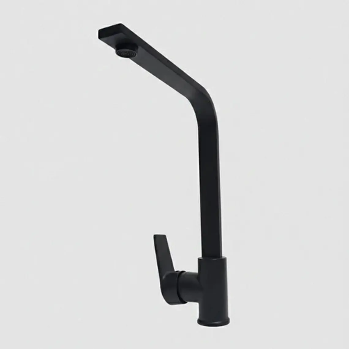 Llave Grifo Lavaplatos Monocontrol En Acero Negro Mate 3