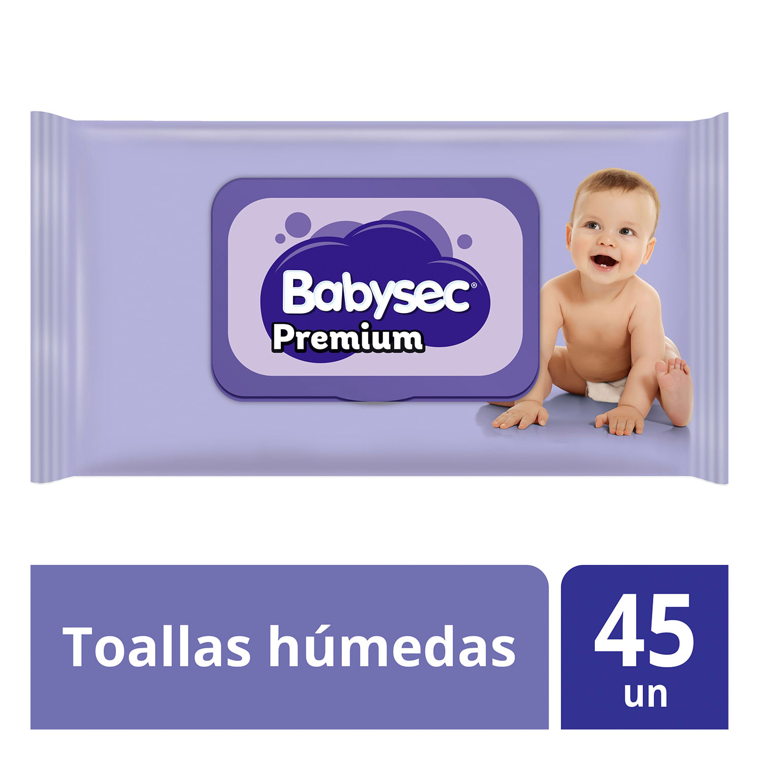 Toalla humeda Babysec 45un