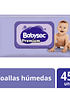 Toalla humeda Babysec 45un