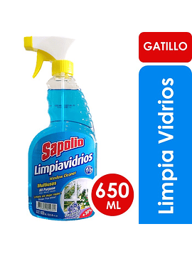 Limpia vidrios sapolio 650ml