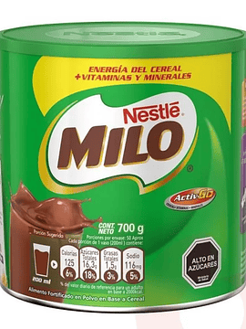 Milo en tarro 700g