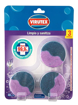 Pastilla wc Virutex 3un 