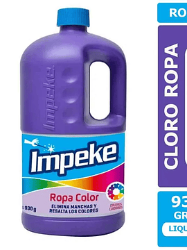 Cloro ropa color Impeke 930g