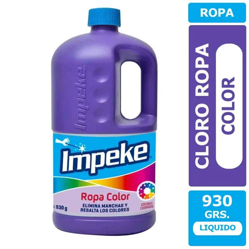 Cloro ropa color Impeke 930g