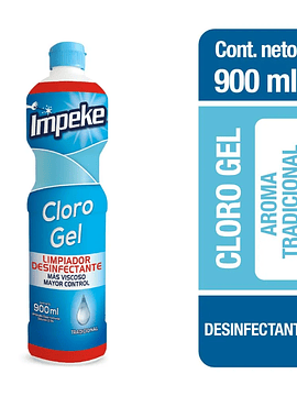Clorogel 900ml impeke tradicional
