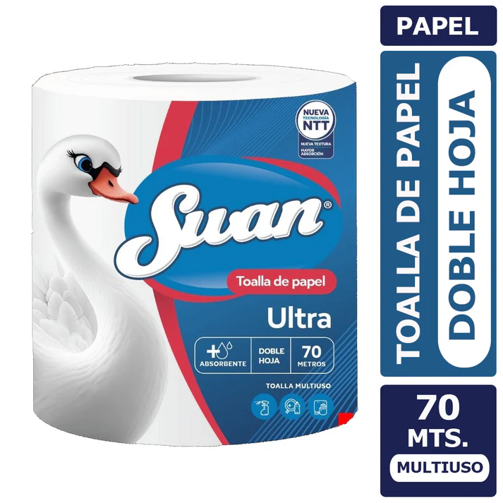 Toalla papel swan 70mt