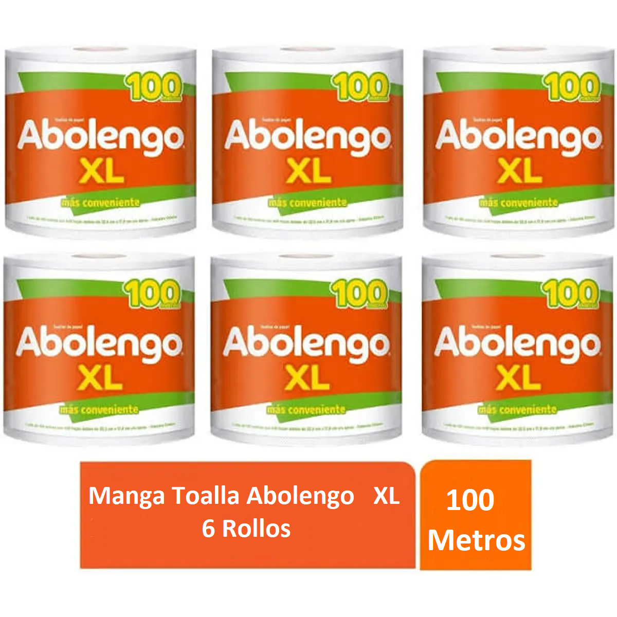 Toalla abolengo XL 100mt x6un Manga