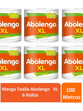 Toalla abolengo XL 100mt x6un Manga