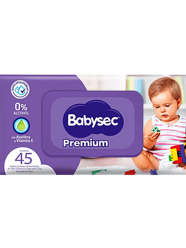 Toalla humeda Babysec 45un