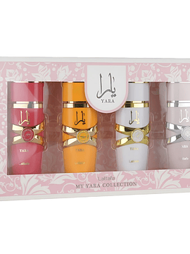 Estuche Lattafa Yara Candy + Yara Tous + Yara Moi + Yara Edp 25 Ml Mujer