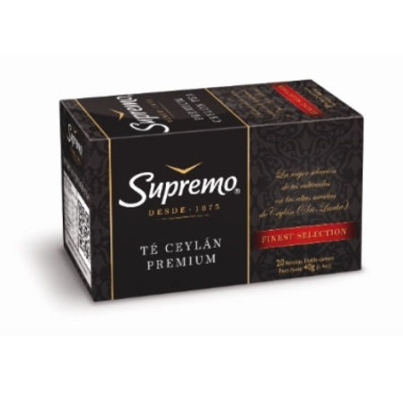 Te Supremo premium ceylan 20un