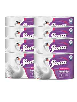 Swan Papel Higiénico – 48 Rollos de 20 metros Manga 