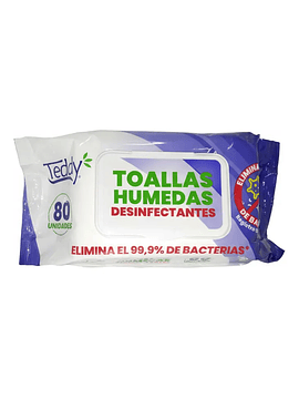 Teddy Toalla Desinfectante 80un