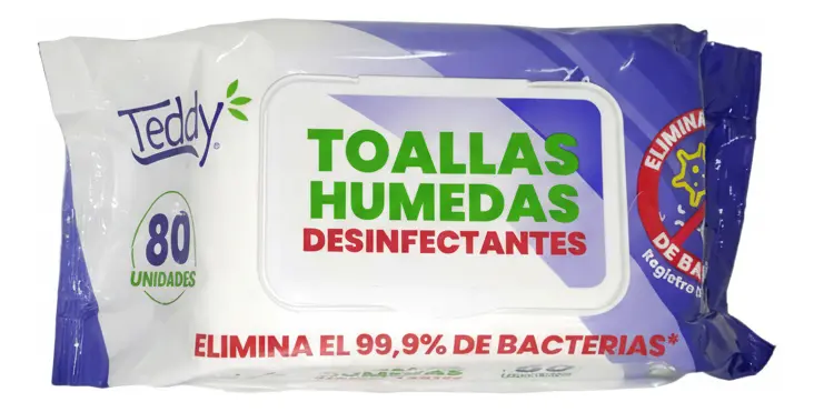 Teddy Toalla Desinfectante 80un