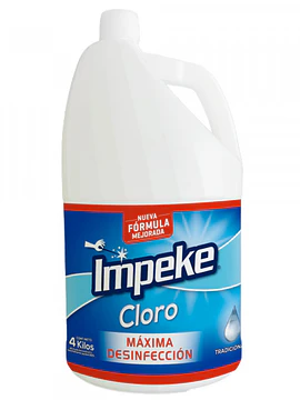Impeke Cloro Concentrado 4 kilos 