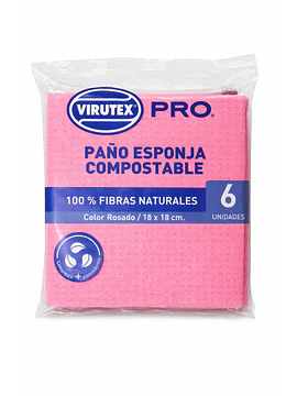 Paño esponja Virutex pro 6un
