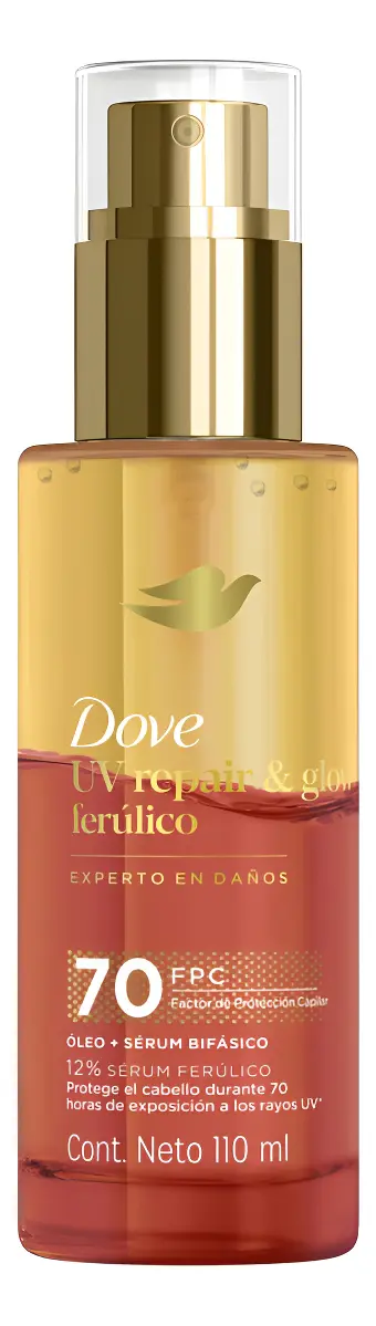 Dove Óleo Bifásico Uv Repair + Glow Ferúlico 110 Ml