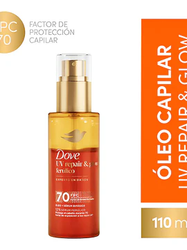 Dove Óleo Bifásico Uv Repair + Glow Ferúlico 110 Ml
