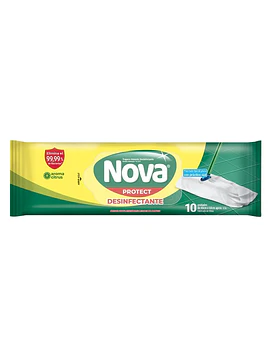  Nova Desinfectante trapero humedo 10 un.
