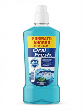 Oral Fresh 650ml Menta Fuerte