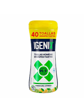 Toallas desinfectantes igenix 40un