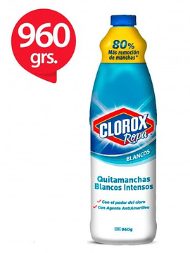 Clorox ropa blanca 960g