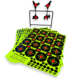 Kit Para Colimar Objetivo Giratorio + 10 Láminas De Stickers