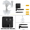 Guirnalda Solar Copos 30 Led 5 Metros Calida