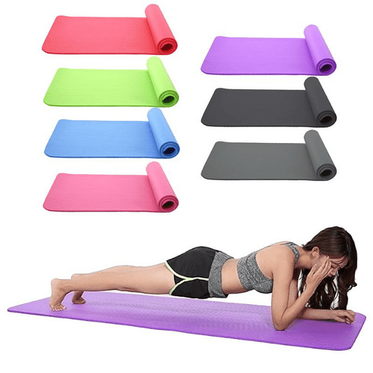 Mat Para Yoga, Pilates Y Ejercicios 61x173 Cm Con Diseño 6mm