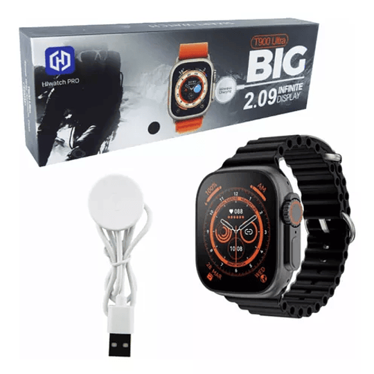 Reloj Inteligente Smarwatch T900 Serie Ultra Big 2.09 Y 49mm