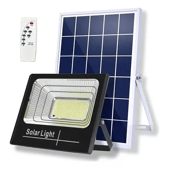 Foco Solar 200 Watts IP67 Con Panel 