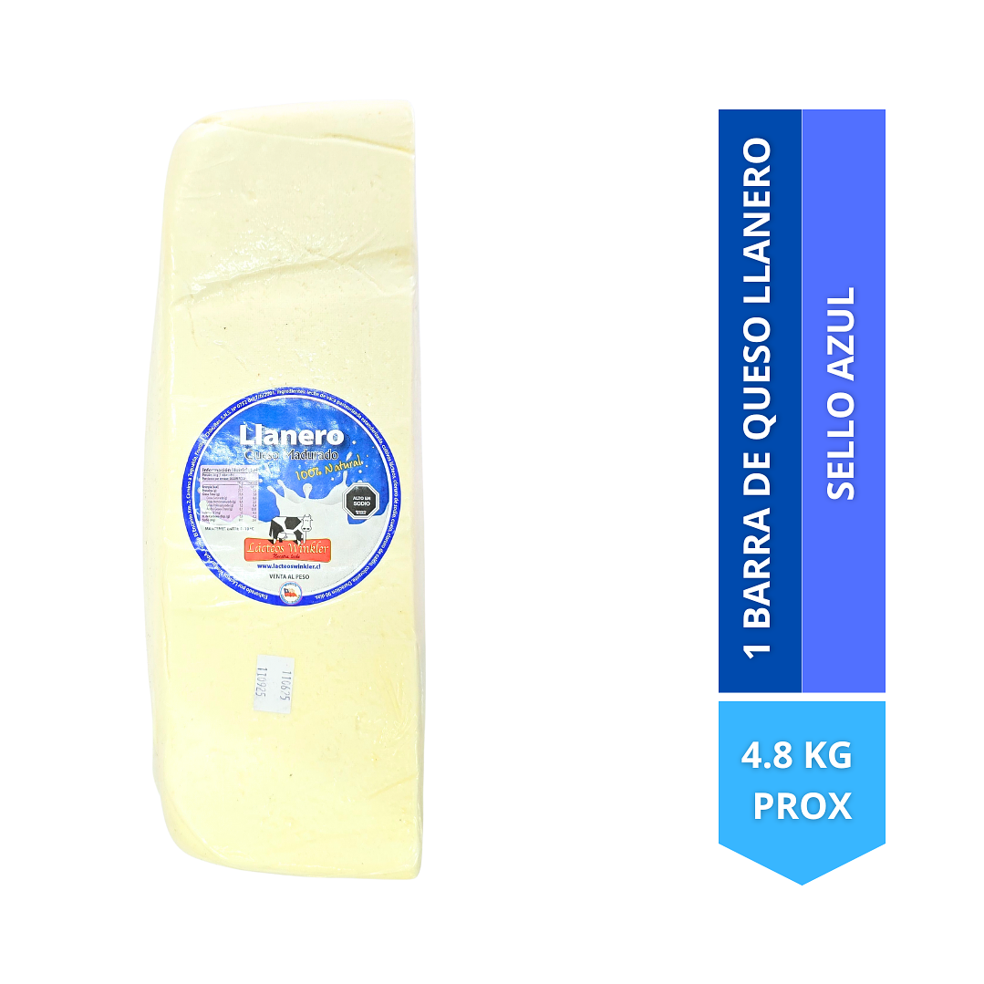 Barra De Queso Llanero Sello Azul  1