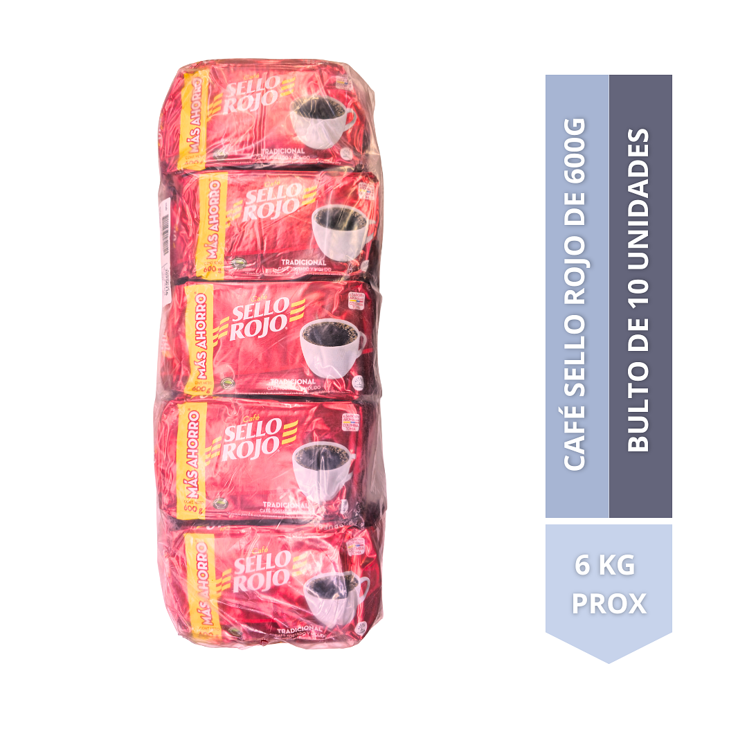 Bulto de café sello rojo de 600G  1