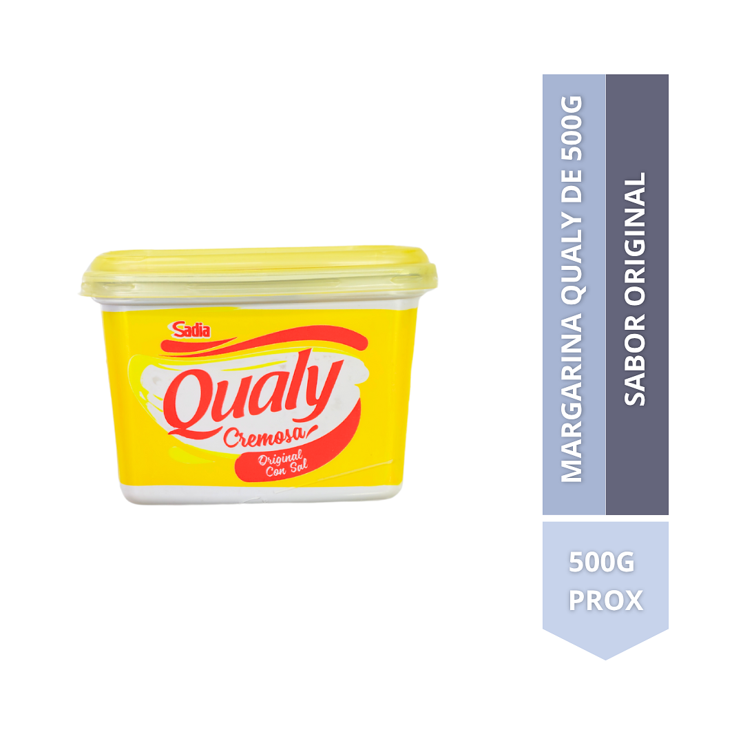Caja de margarina Qualy 500G 1