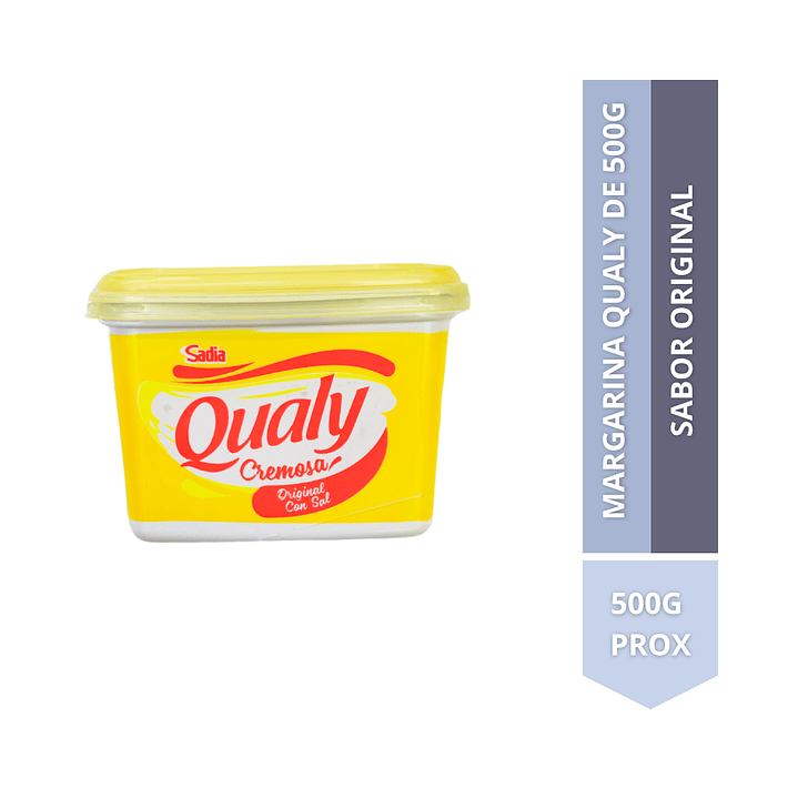 Caja de margarina Qualy 500G 1