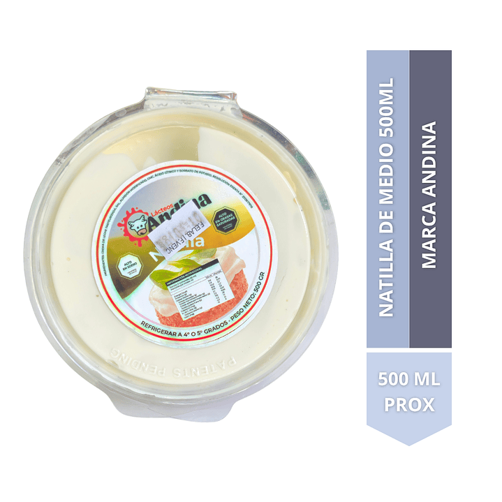 Nata cremosa de 500Ml 1